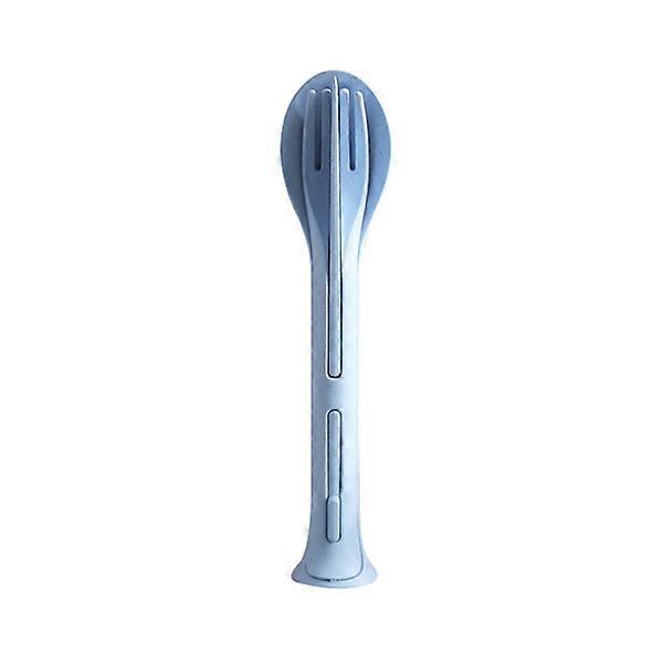 3pcs/ Set Effective Forks Set Plastic Break-Resistant - Blue
