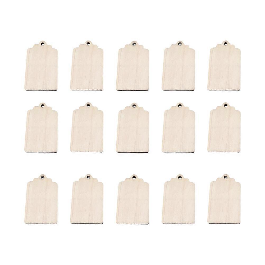 Yellow Hanging Tags for Decoration Made of Synthetic Material with Hemp Rope Included 100 Pieces