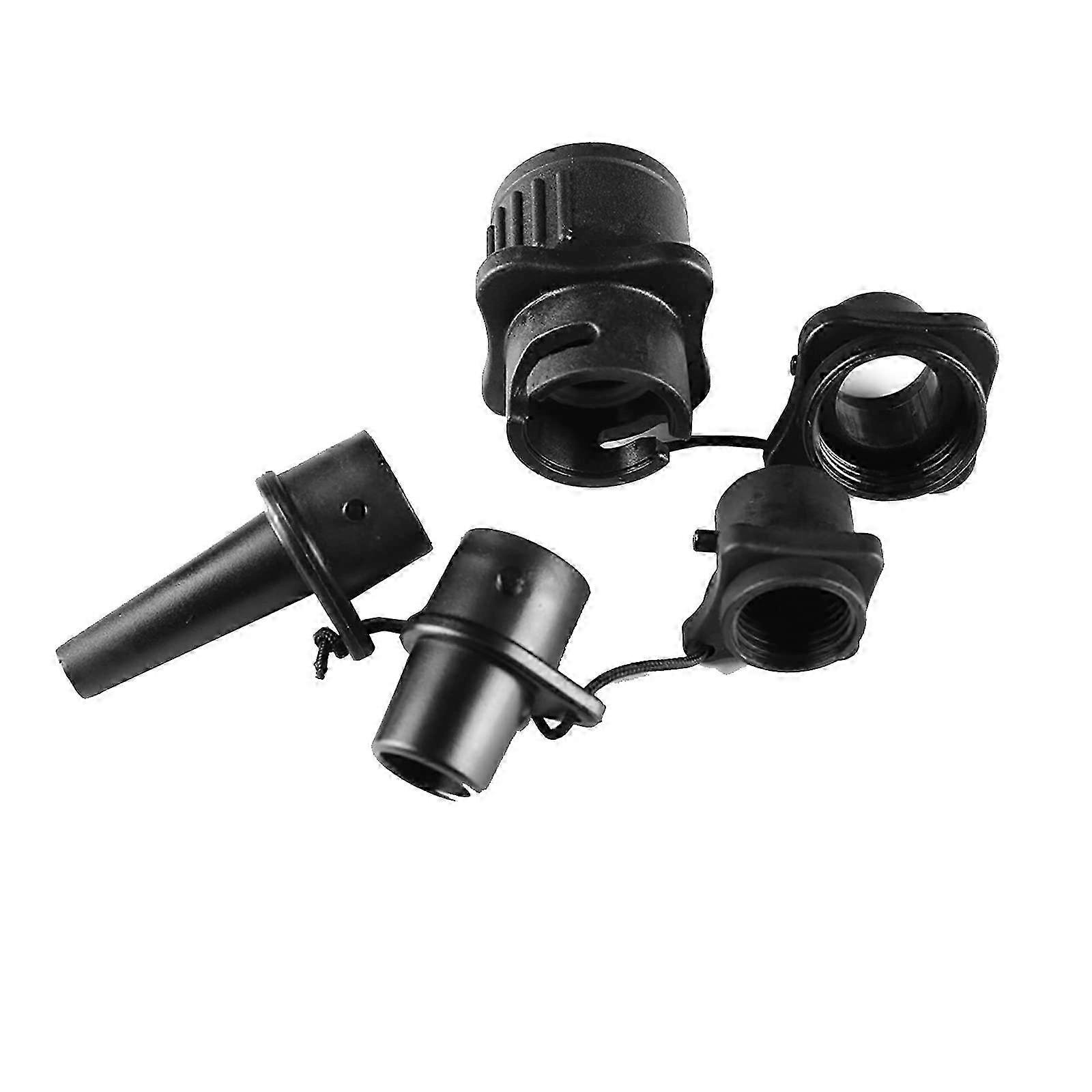 Ventiladapter Luftsett SUP Kompressor for Oppblåsbare Båter Stand Up Paddle Svart