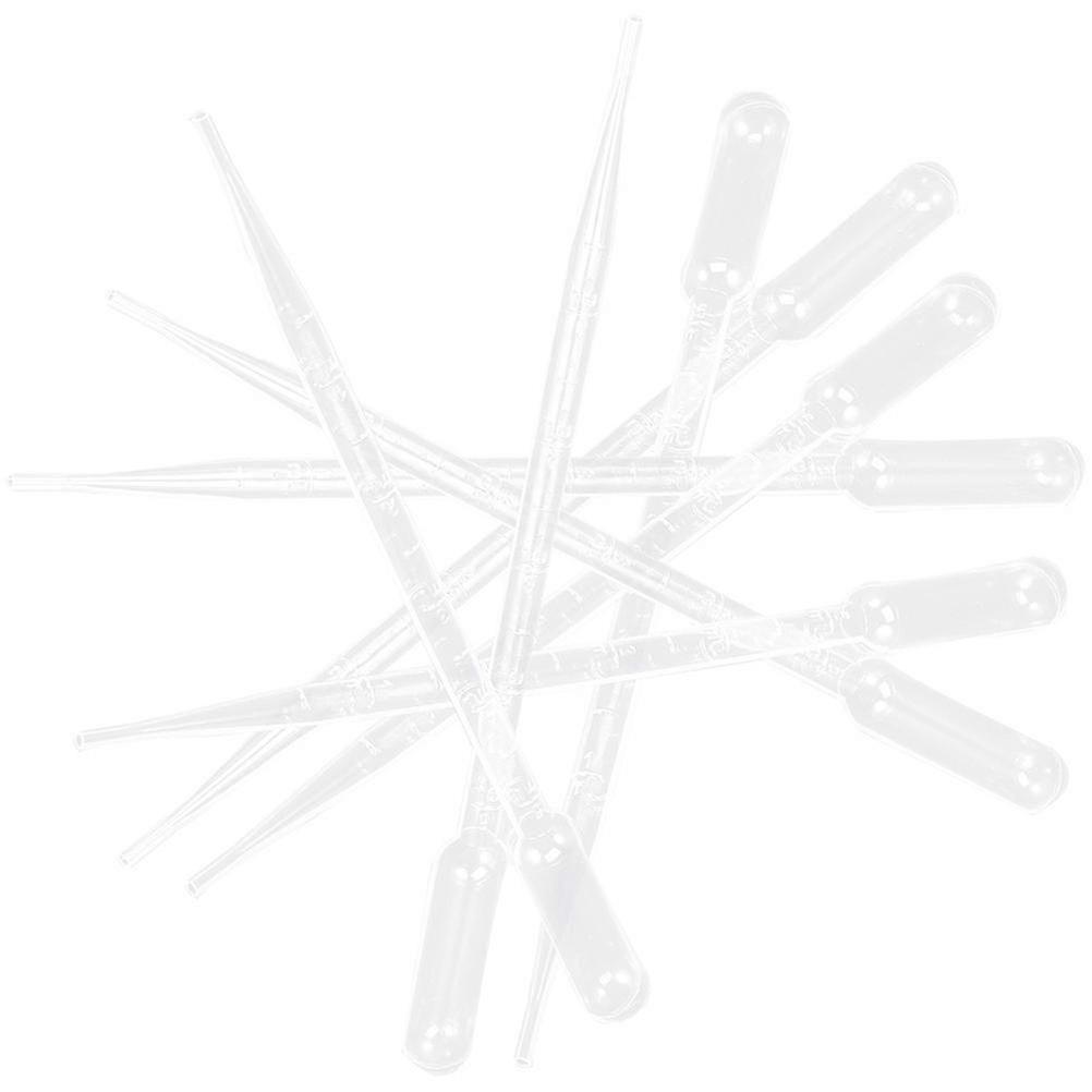2025 100pcs Transparent Pipette Single Use Scale Pipette Essential Oils Pipettes