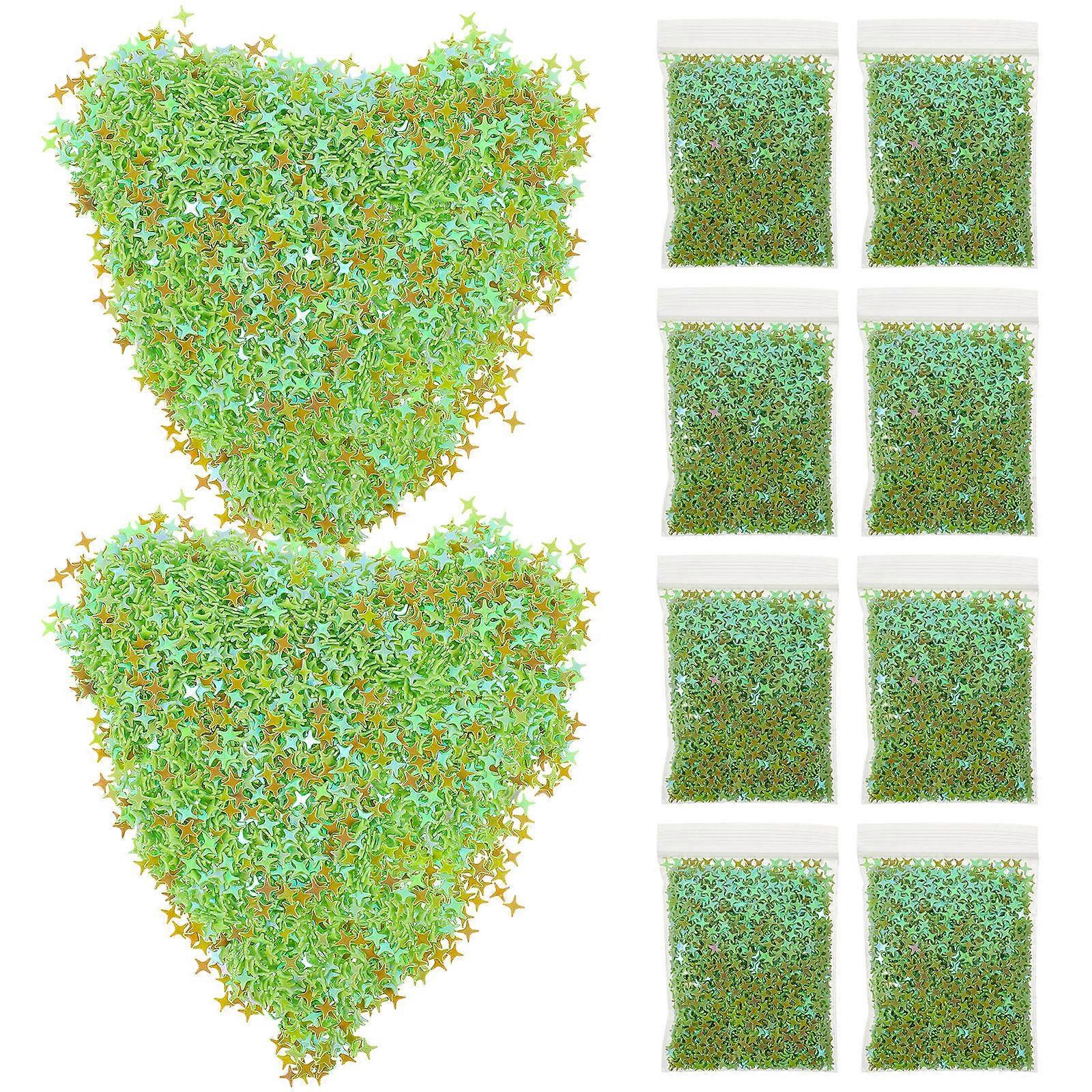 10パックネイルスパンコールスターキラキラネイルアートキラキラフレーククラフトスパンコールネイルデコレーション