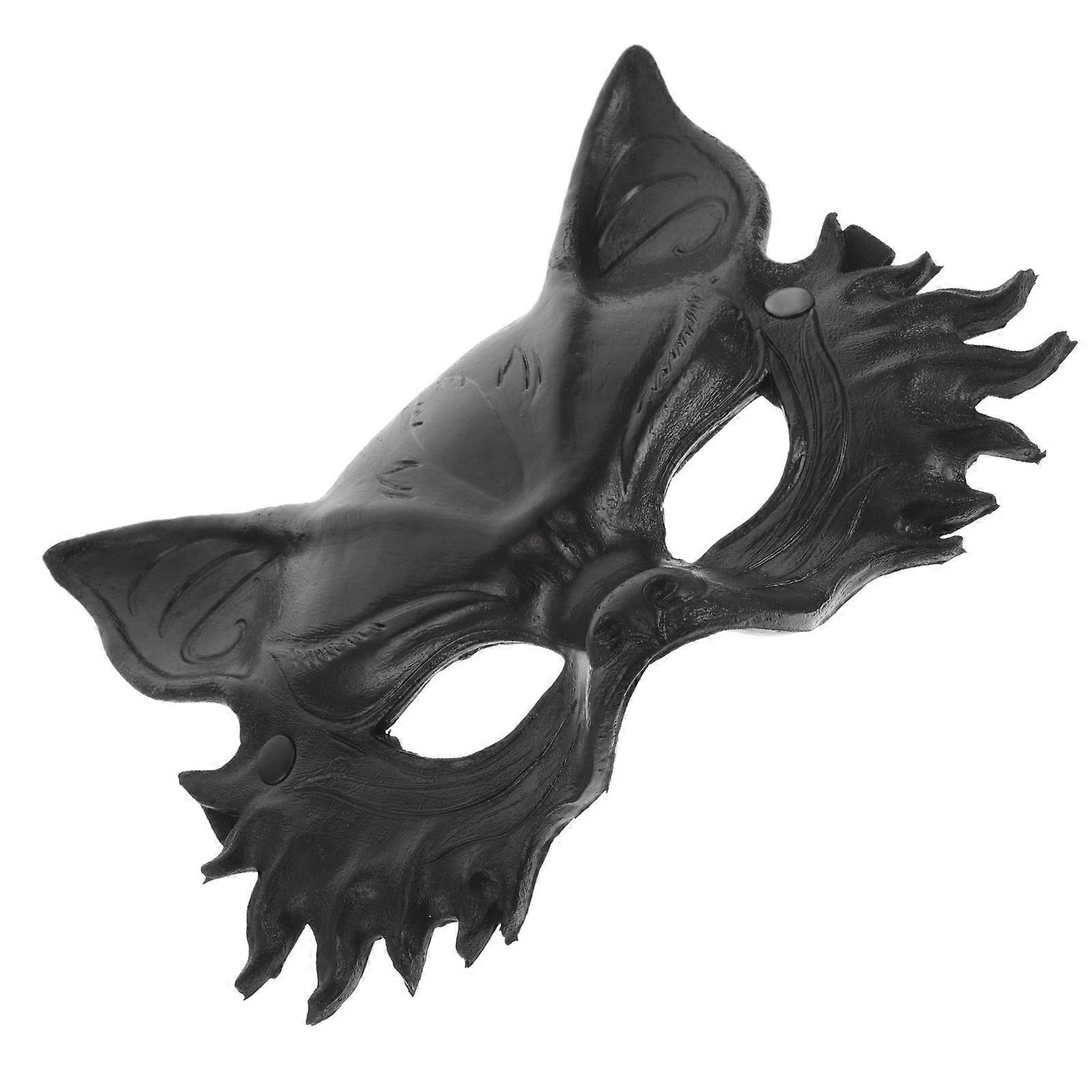 Wolf Face Shape Masquerade Mask For Men Halloween Party Versatile 1Pcs