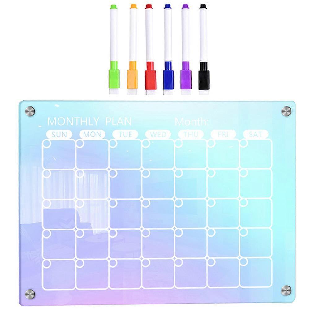 Erasing Note Board Stylish Acrylic Memo Board For Adults Professionals Students Assorted Color Planning 1 Set