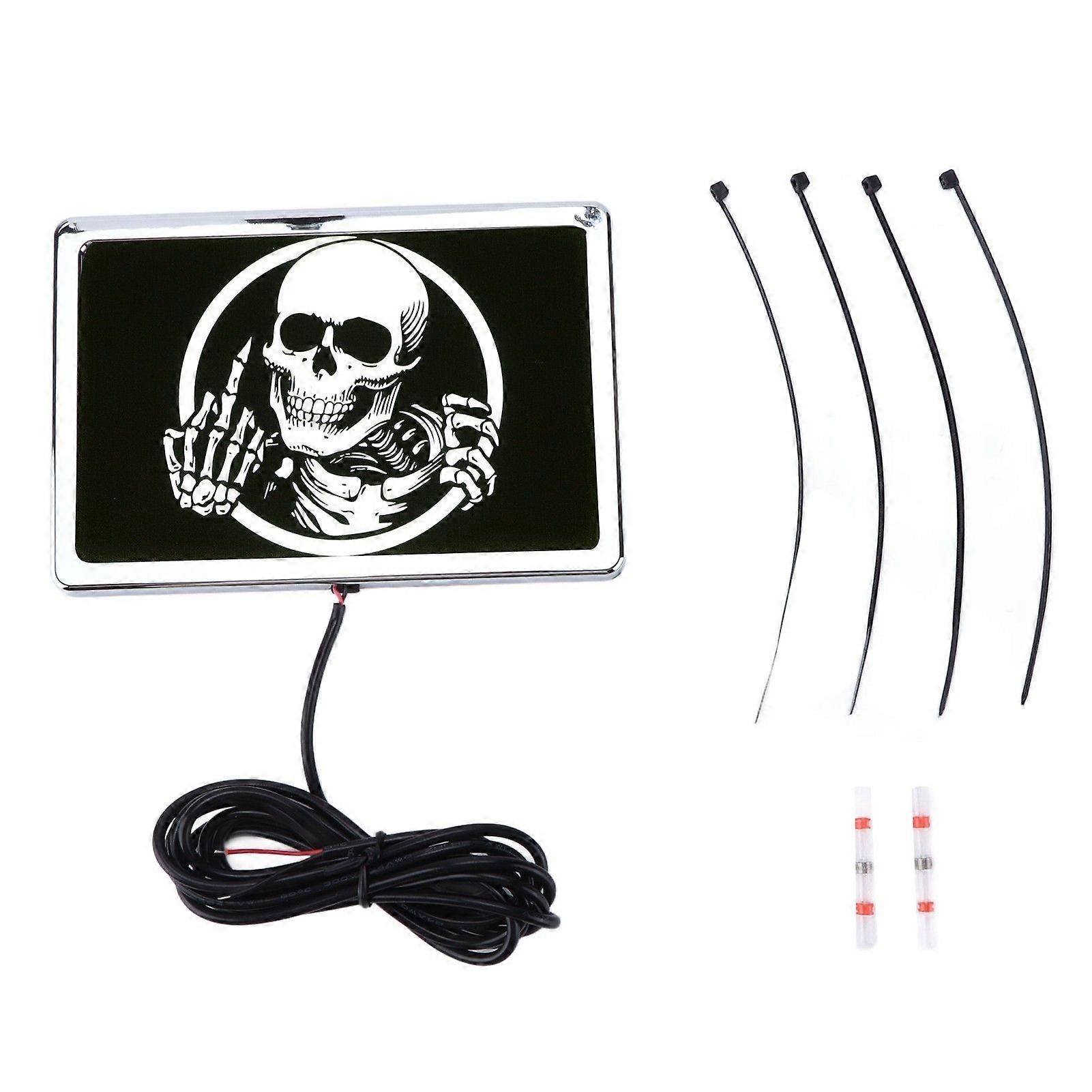 LED flag light 12V 4x6in universal motorcycle accessory