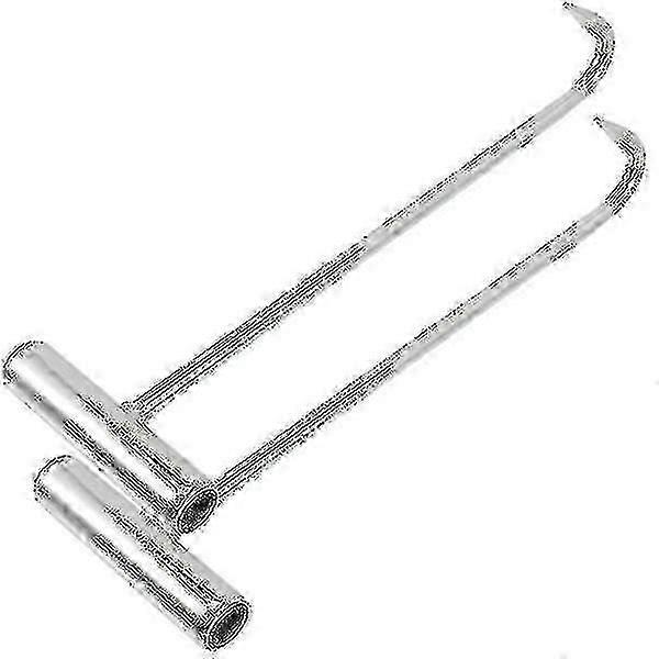 2pcs Manhole Cover Hooks - Drain Grate Lifters & Lifting Tools by Walkbee