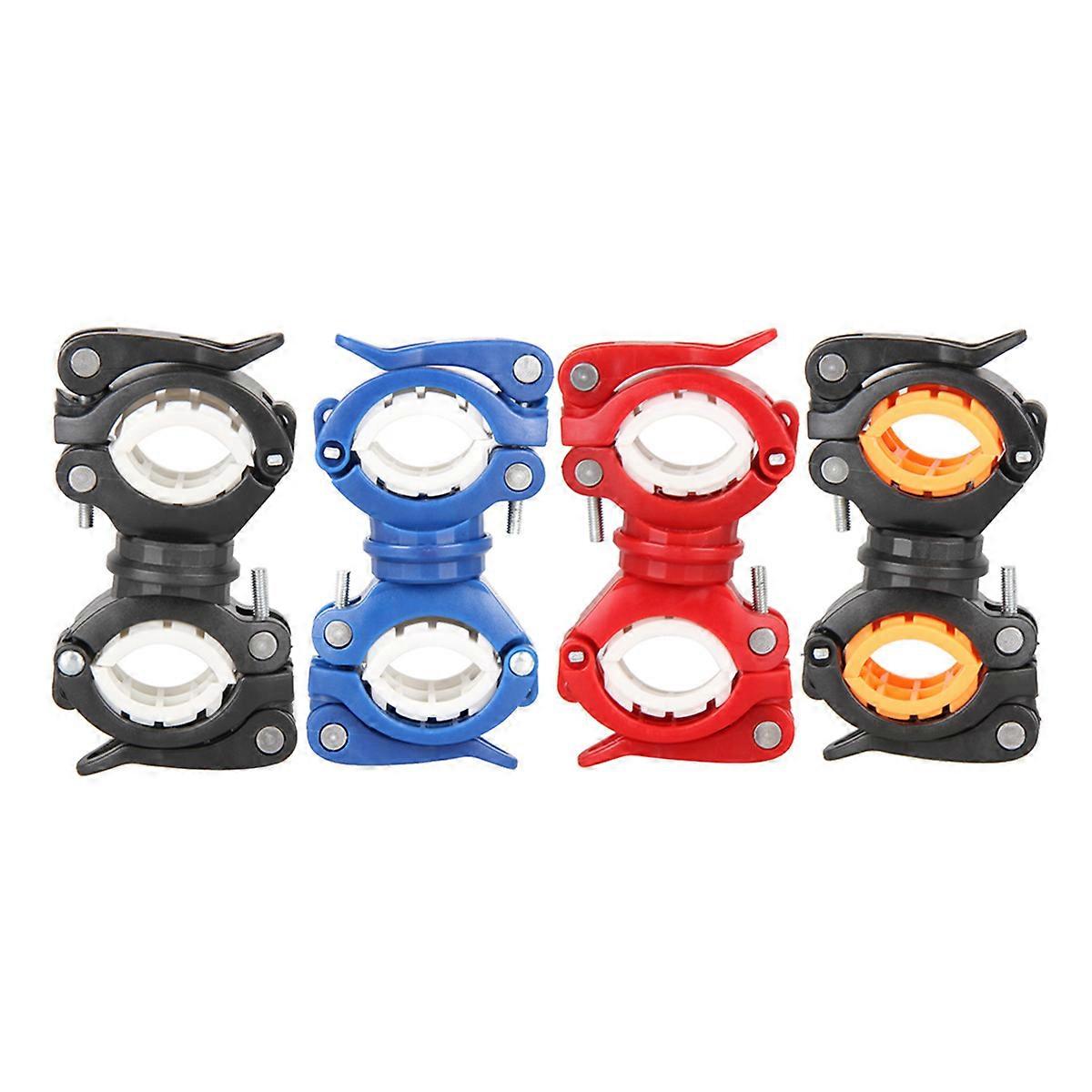 Bicycle Handlebar Mount for Flashlight with Quick-Release Functionality