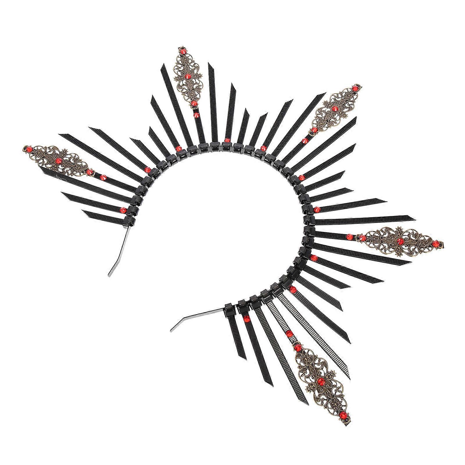 Crown Headband for Decor Made of Plastic and Metal Lightweight and Comfortable Fits All Sizes