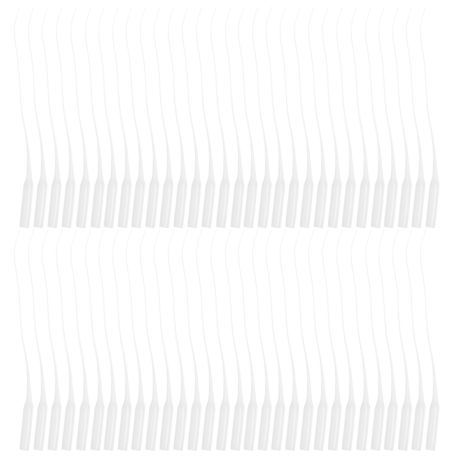Precision Glue Applicator Tips 100Pcs For Furniture Stores 3.93X0.20X0.20in Plastic Design For Better Control