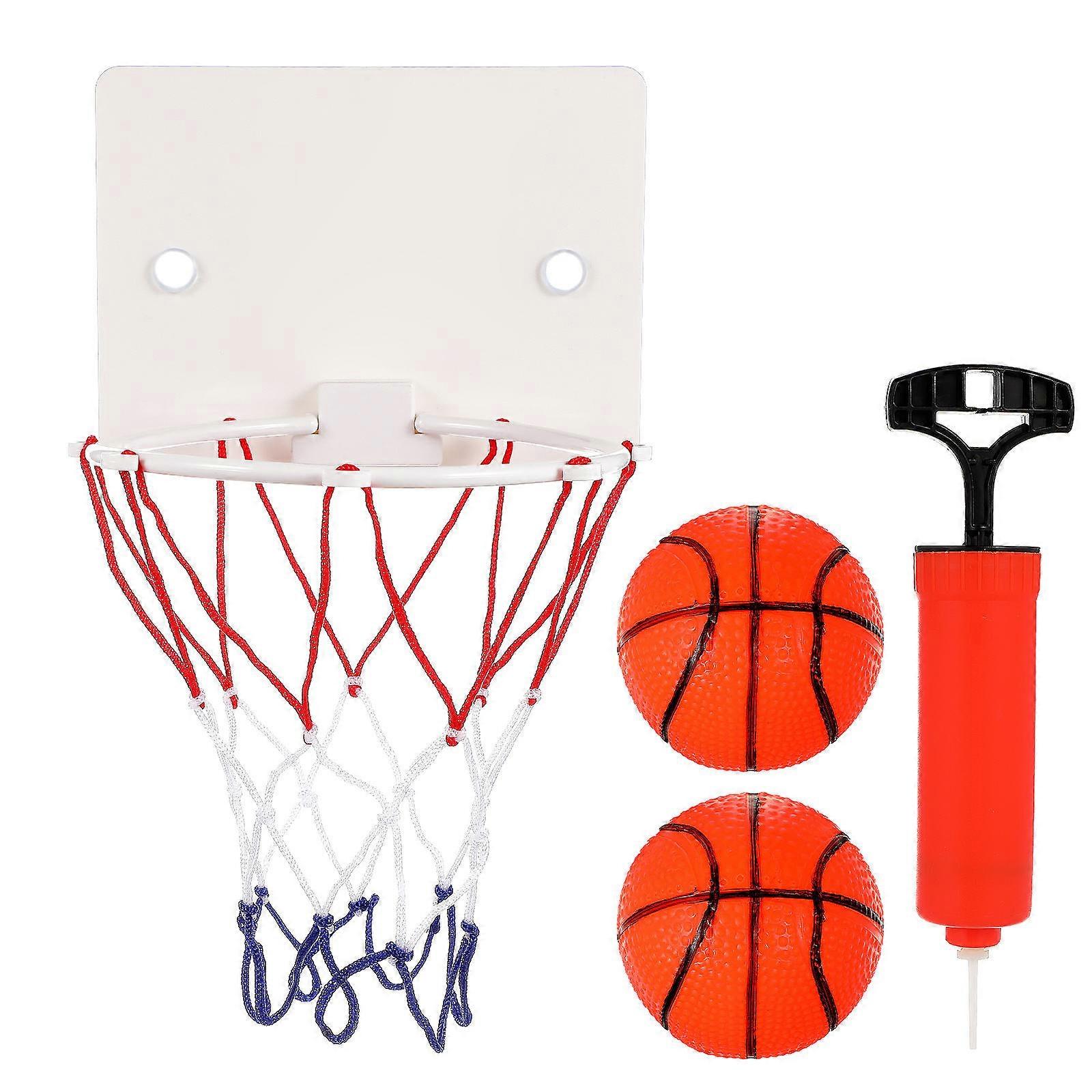Indoor Basketball Mini Game Toy 1 Set Of Portable Wall-Mounted Basketball Sporting Equipment Perfect For Kids 16.2x16cm Backboard Size 1 Set
