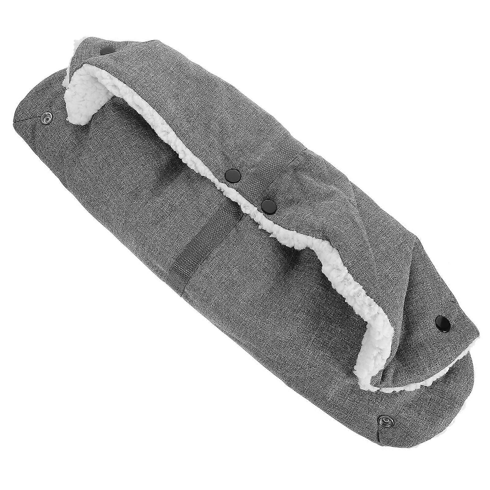 Warm Winter Hand Muff For Housekeepers Stroller Hand Muff Thick Dark Grey 1Pack