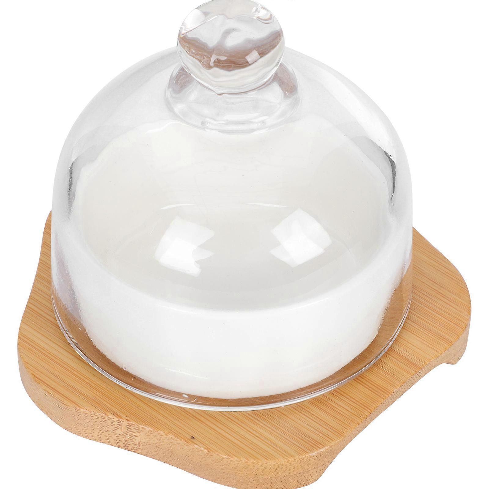 Ceramic Baking Bowl with Lid for Kitchen Assorted Color Multifunctional Design 1 Set