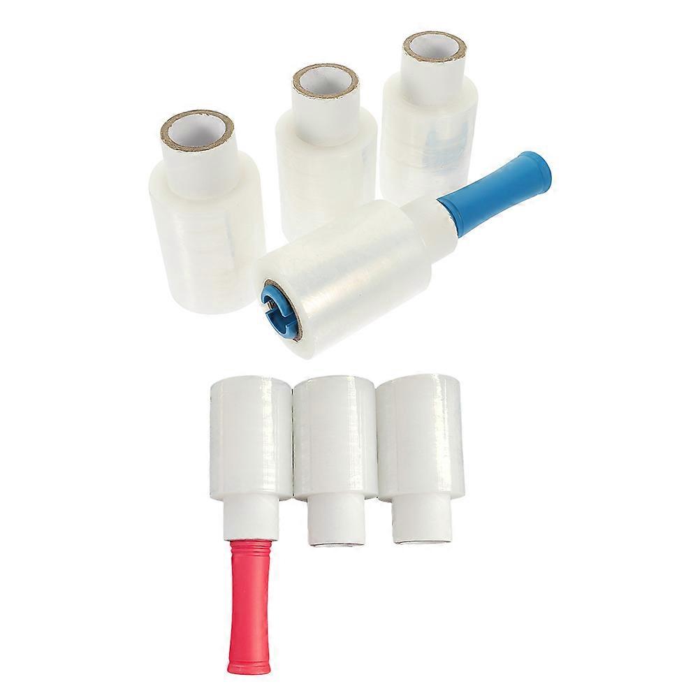 Self Adhesive Stretch Wrap with Handle   Transparent, Wear Resistant Film for Easy Moving and Packing