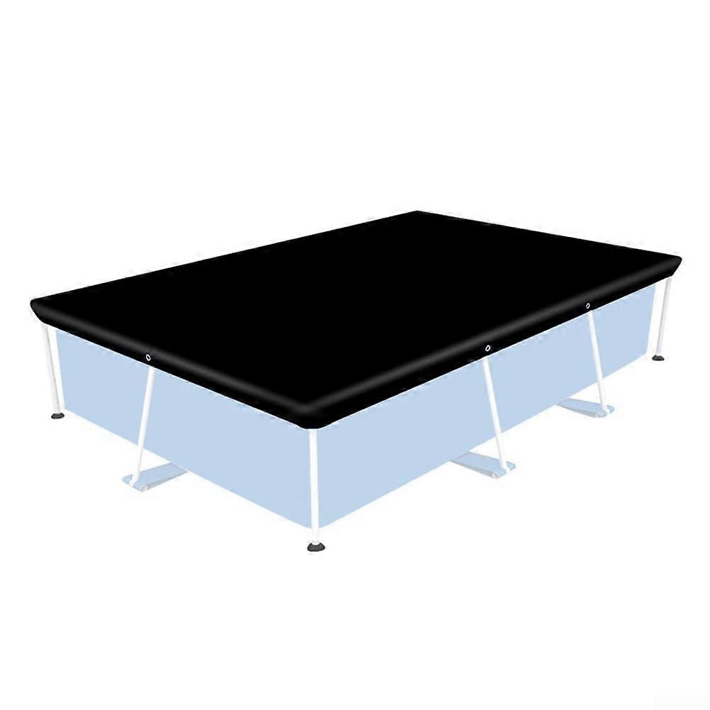 Rectangular pool cover, 221x150cm, UVresistant, waterproof, heat reflection.
