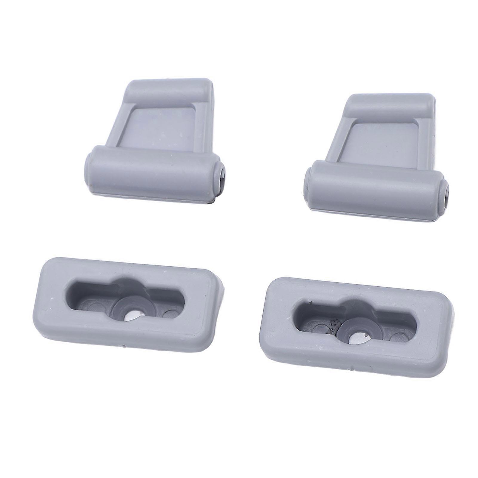 2PCS Gray Sun Visor Clips High Strength Plastic Compatible with R107 1971 1989 Car Visor