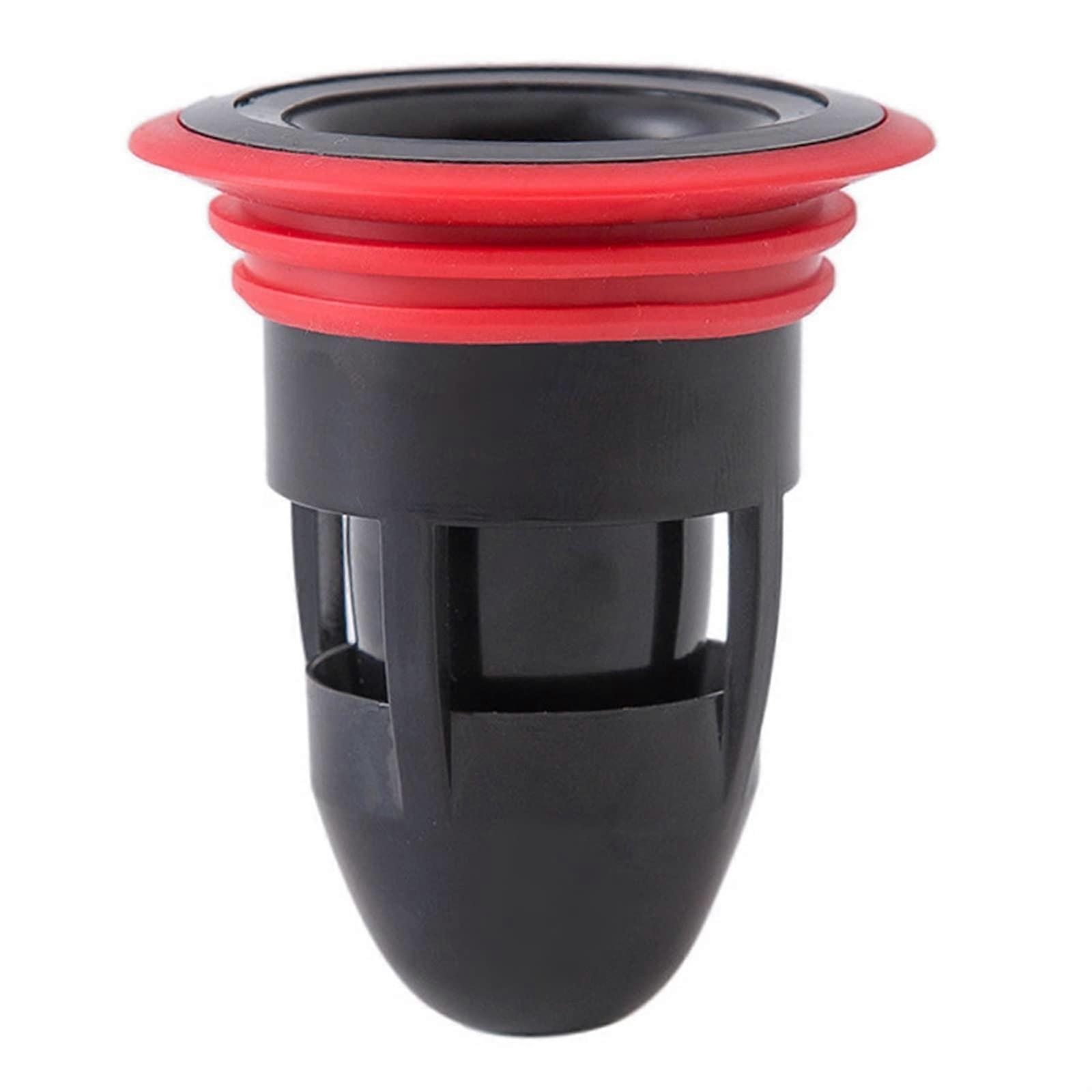 Drain Strainer For Floor And Shower Drains, Silicone Odor-Blocking Backflow Preventer, Hair And Kitchen Drainer, White