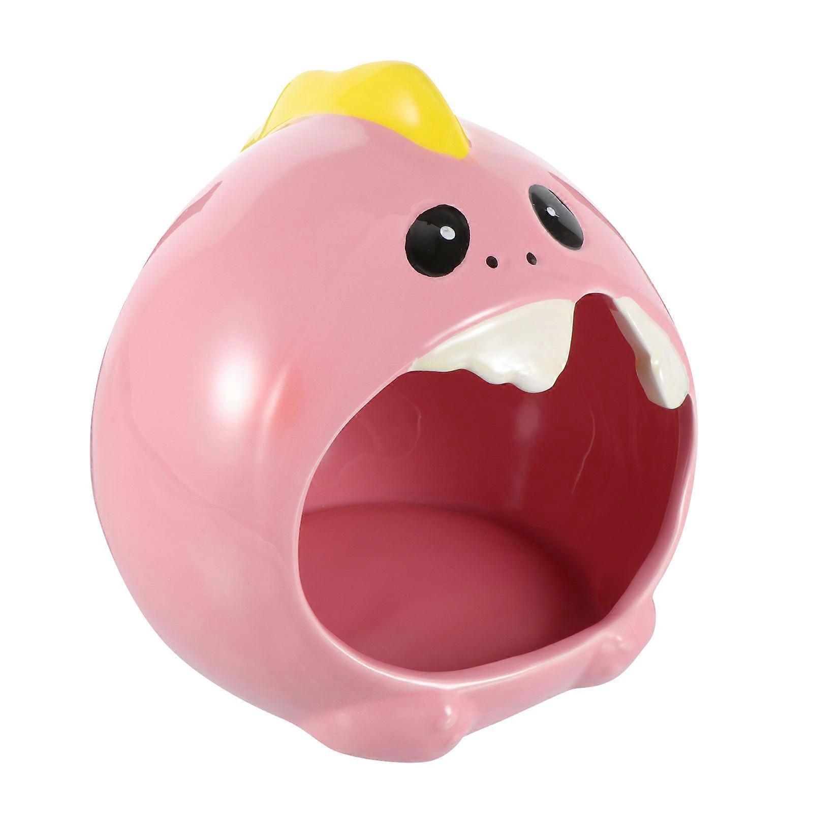 Cool Cartoon Ceramic Nest for Hamsters – Durable and Unique Sleeping House for Chinchillas, Practical Ceramic Design for Small Animals