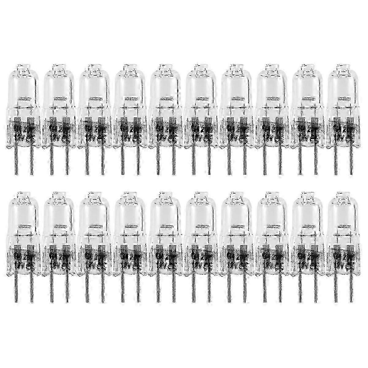 20 stk G4 halogenpærer, 20W 12V halogenpærer SZRH A-DS