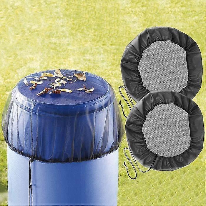 Rain Barrels Net - Adjustable - Weatherproof - Protection from Leaves, Mosquito Larvae