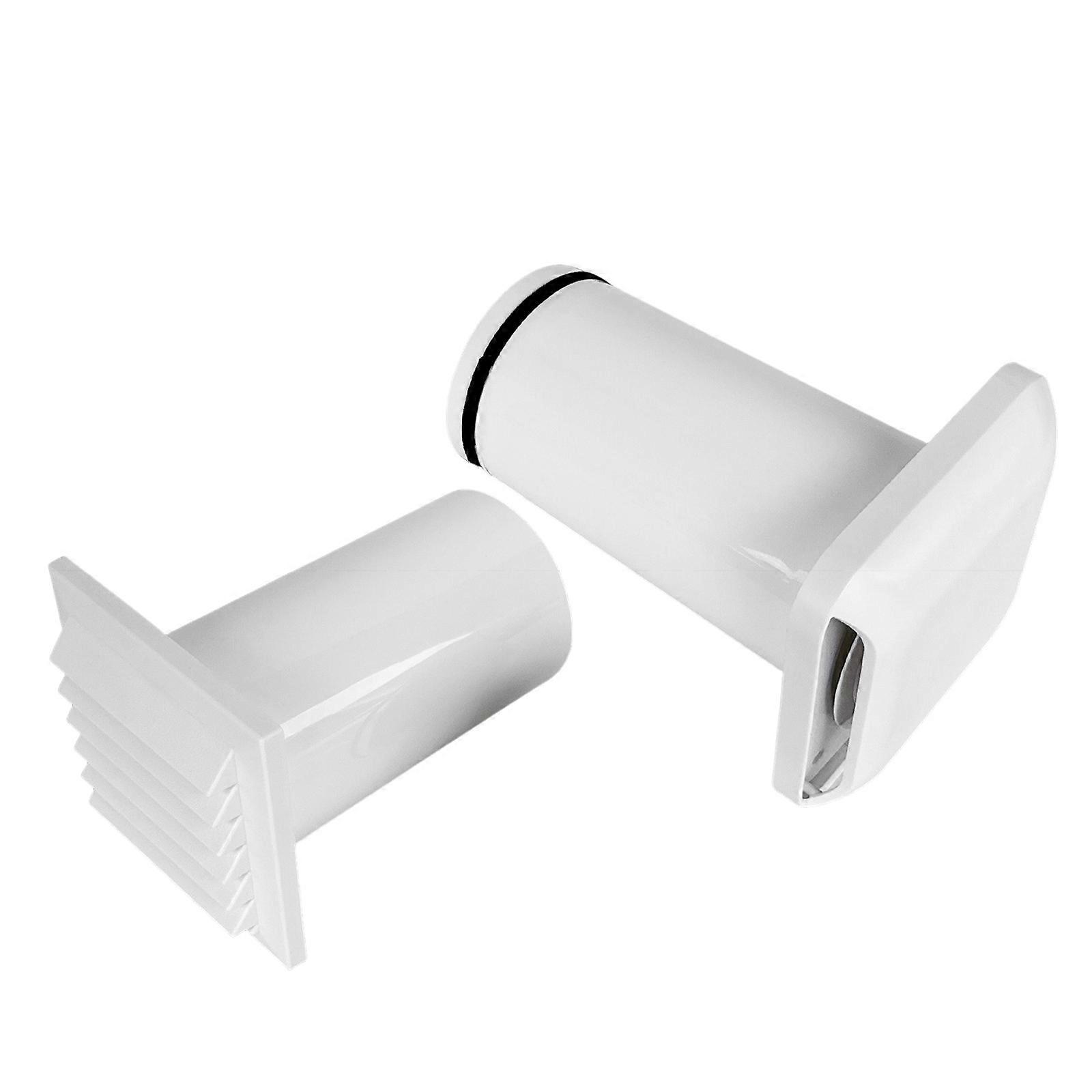 Wall Through Ventilation Device with Soundless Operation Energy Efficient Design Removable Filter Meshing for Household Multicolor
