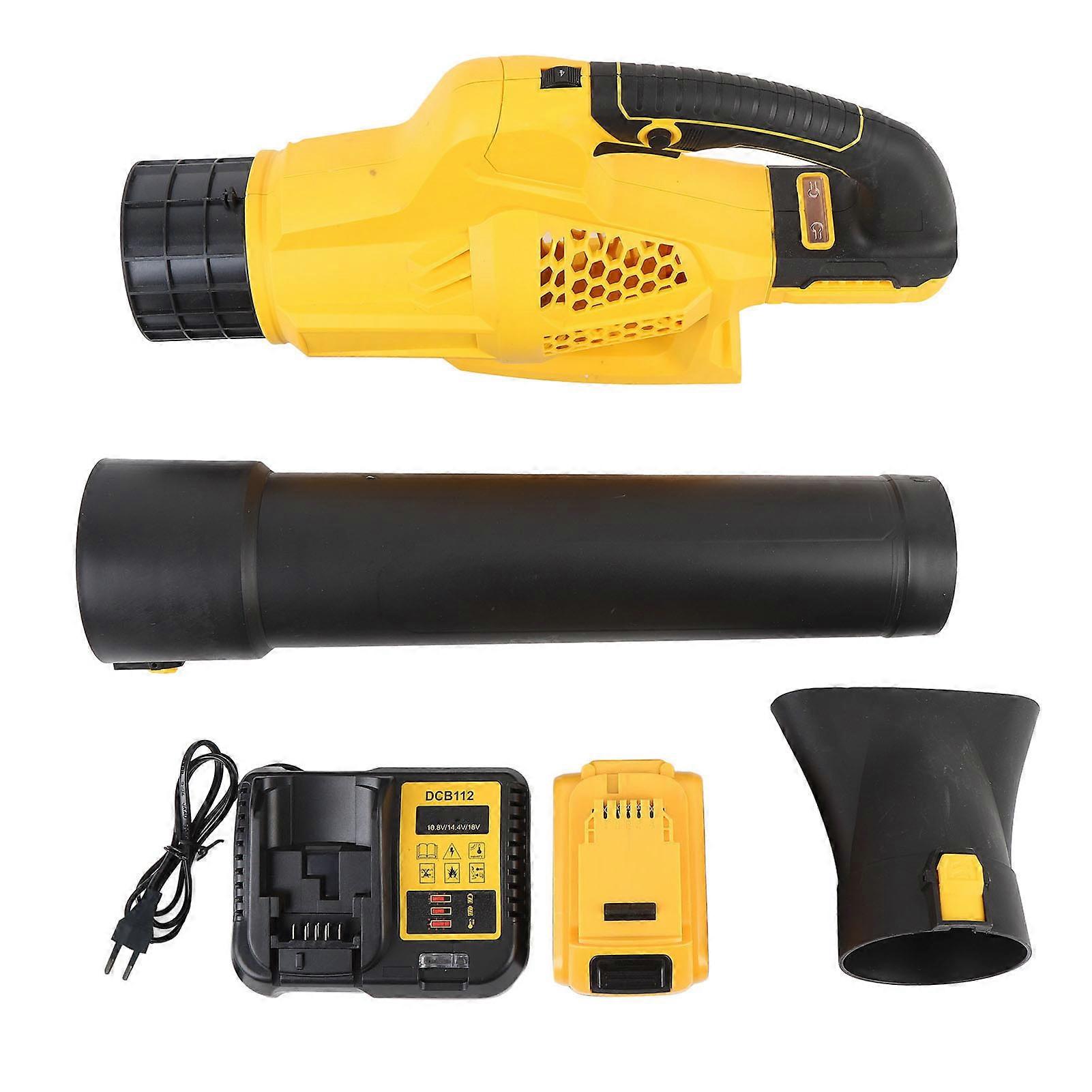 Cordless Leaf 400CFM Variable Speed Powered Blower with 3000mAh Battery and Charger for Lawn Yard Garden