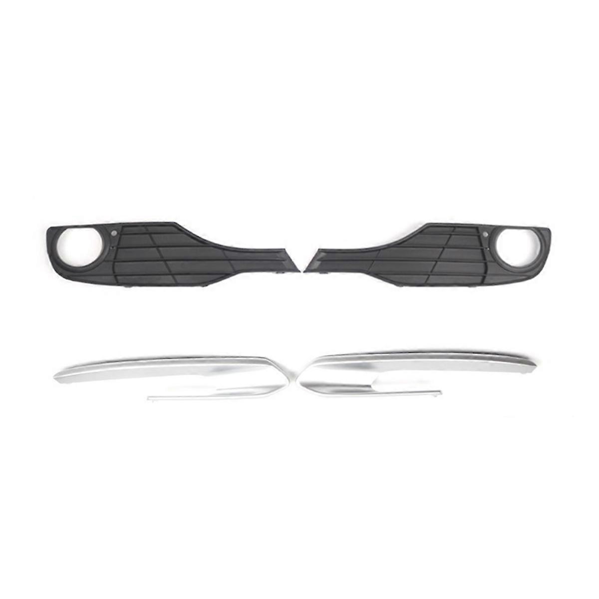 Front Bumper Fog Light Bezel Cover Frame Trim Kit for 3 Series F30 2012-2015 51117279695 51117279696 51117281919