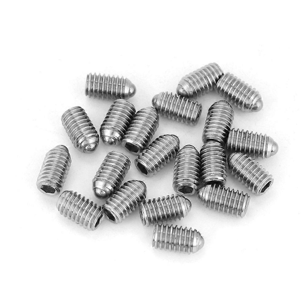 20pcs set Stainless Steel Thread Hex Spring Ball Plunger Screw (M6*10)