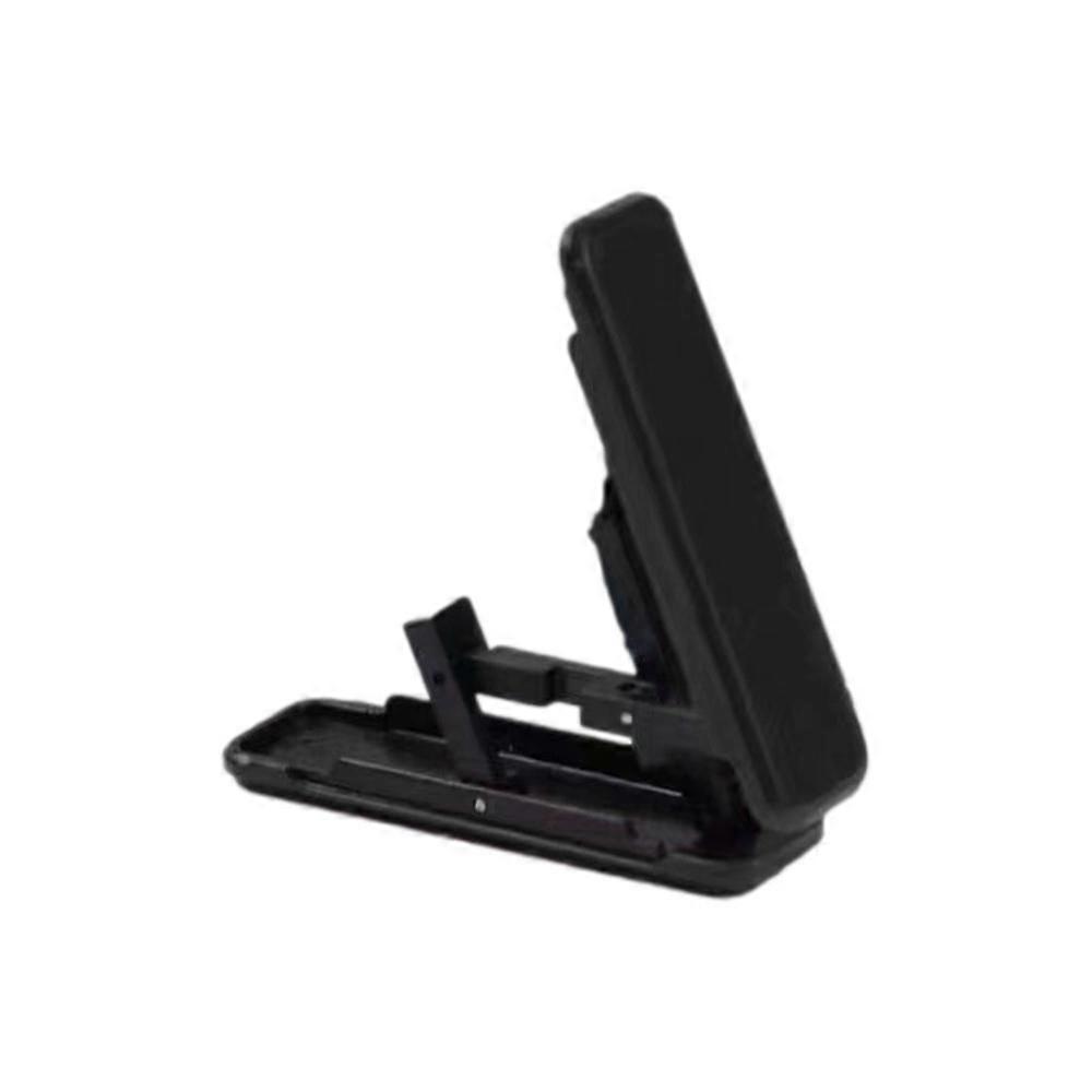 Folding Aluminum Alloy Phone Stand with Adjustable Angle - Durable & Portable Design, Available in Silver, Black, Pink, Red