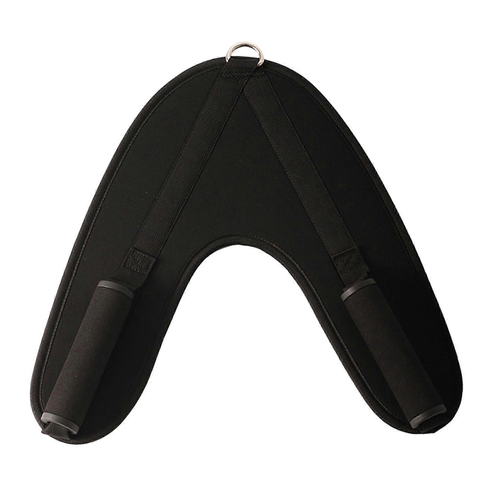 Ab Crunch Harness Shoulder Strap Belt Ab Training Strap For Home Fitness Foam Handle