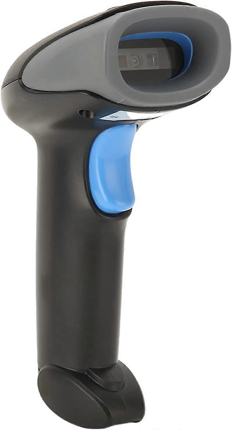 Wireless Barcode Scanner 2D Laser Cordless USB Barcode Reader IP54 Dustproof Waterproof 20 Cm Transmission Automatic