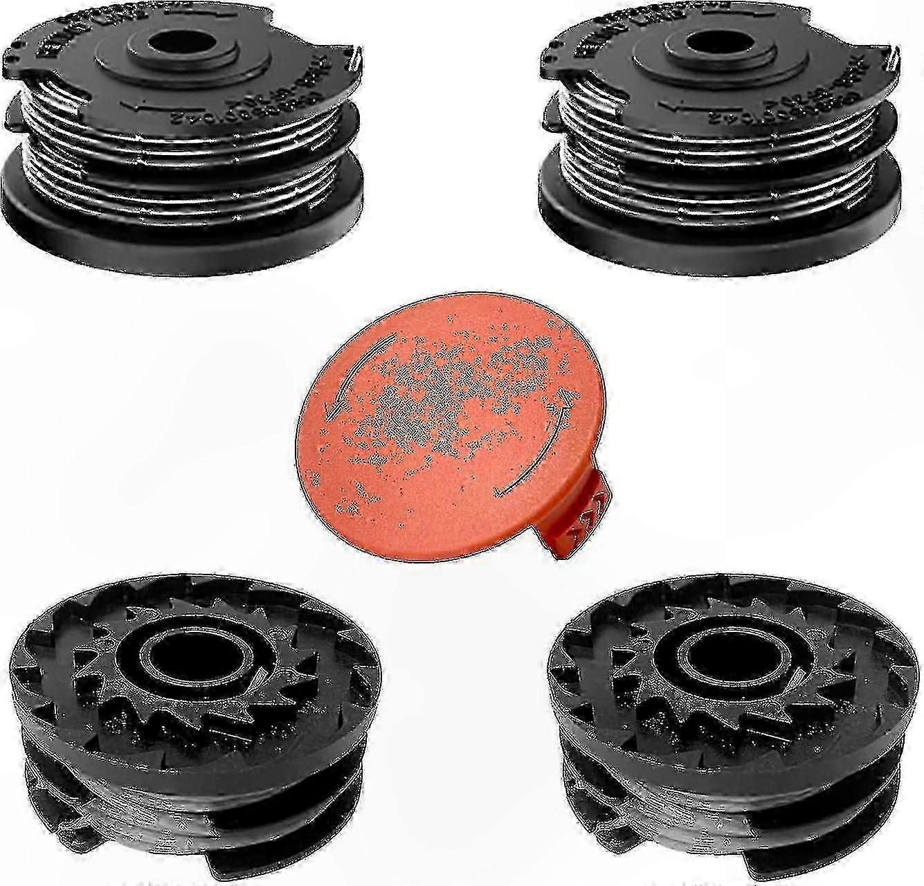 4-Pack Replacement Trimmer Line Spools for Garden Grass Trimmers and Edgers