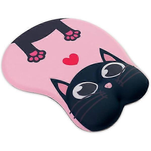 Cute mouse pad ergonomic mouse pad with wrist support, gel mouse pad with non-slip silicone base, computer mouse pad gaming mouse pad