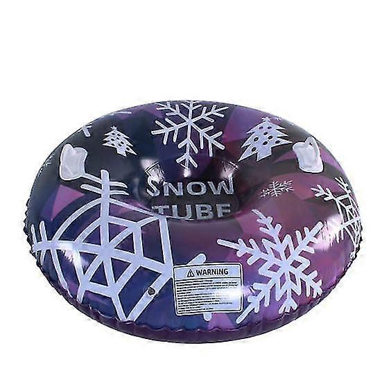 Inflatable Snow Tube Sled with Double Handles Ski Ring Valve Design Heavy Duty Winter Outdoor Toy for Kids Adults