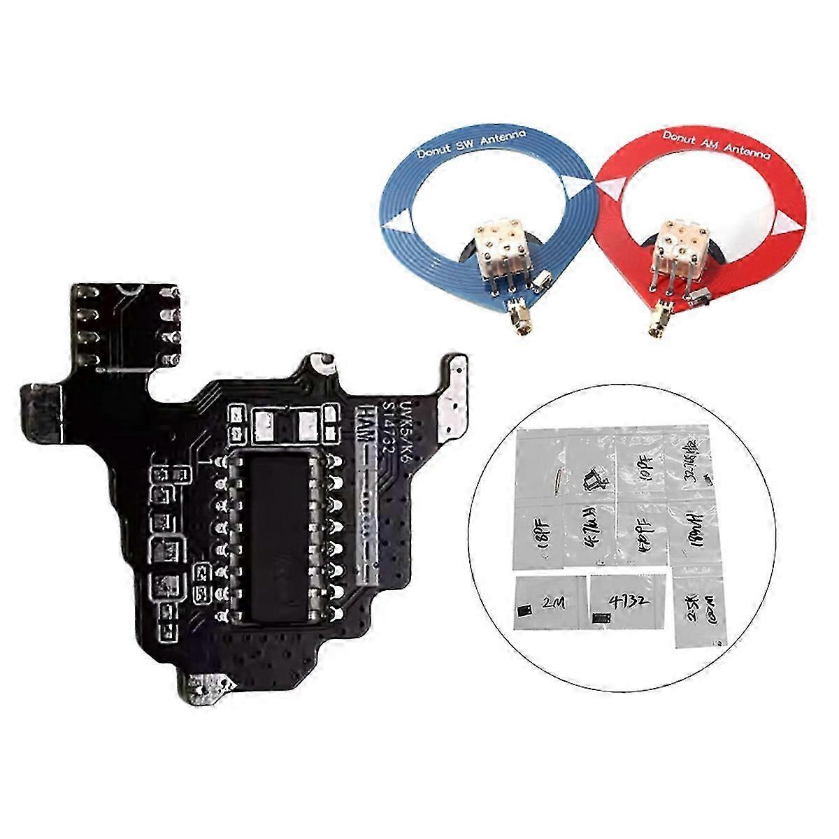SI4732 Shortwave Radio Module+Donut SW/AM Antenna For