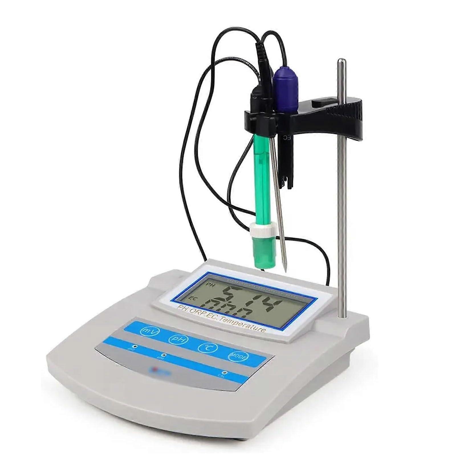 6 in 1 Water Quality Tester With pH ORP TDS EC CF Temperature Meter For Aquarium Lab Fishery Farm Benchtop Desktop
