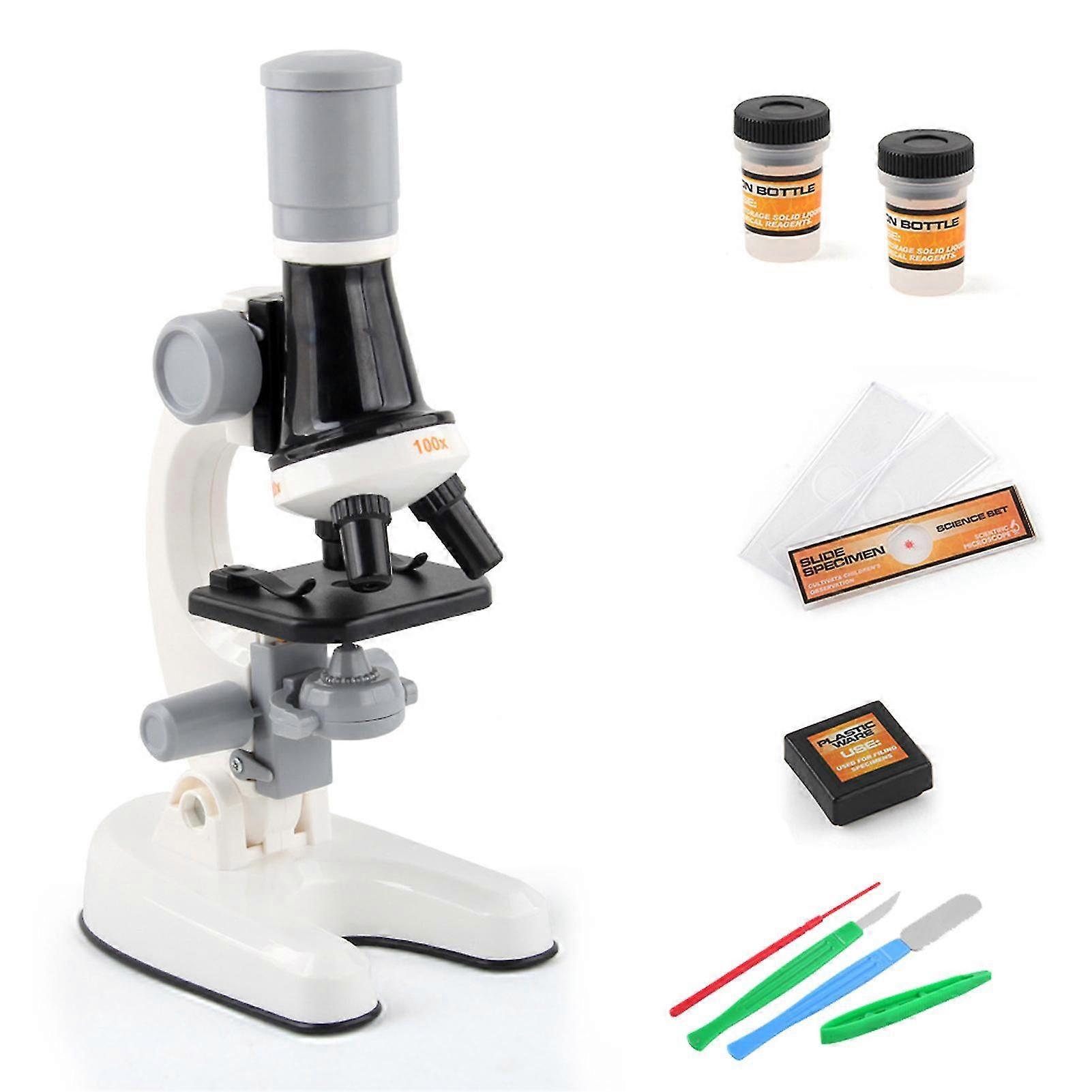 kids microscope toy with base and magnification lens for birthdays