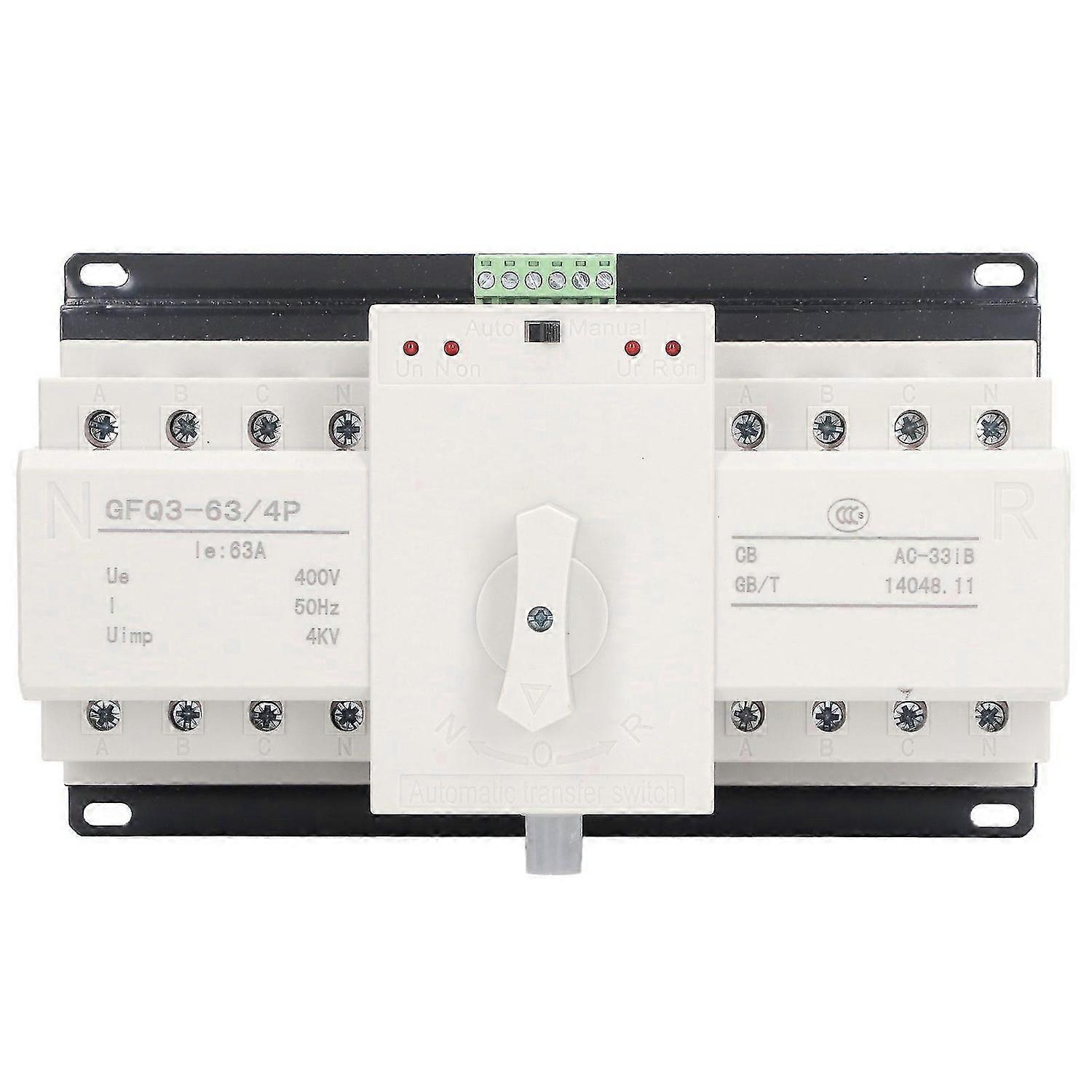 2025 Latest Model Mini Dual Power Automatic Transfer Switch 2 Control Modes