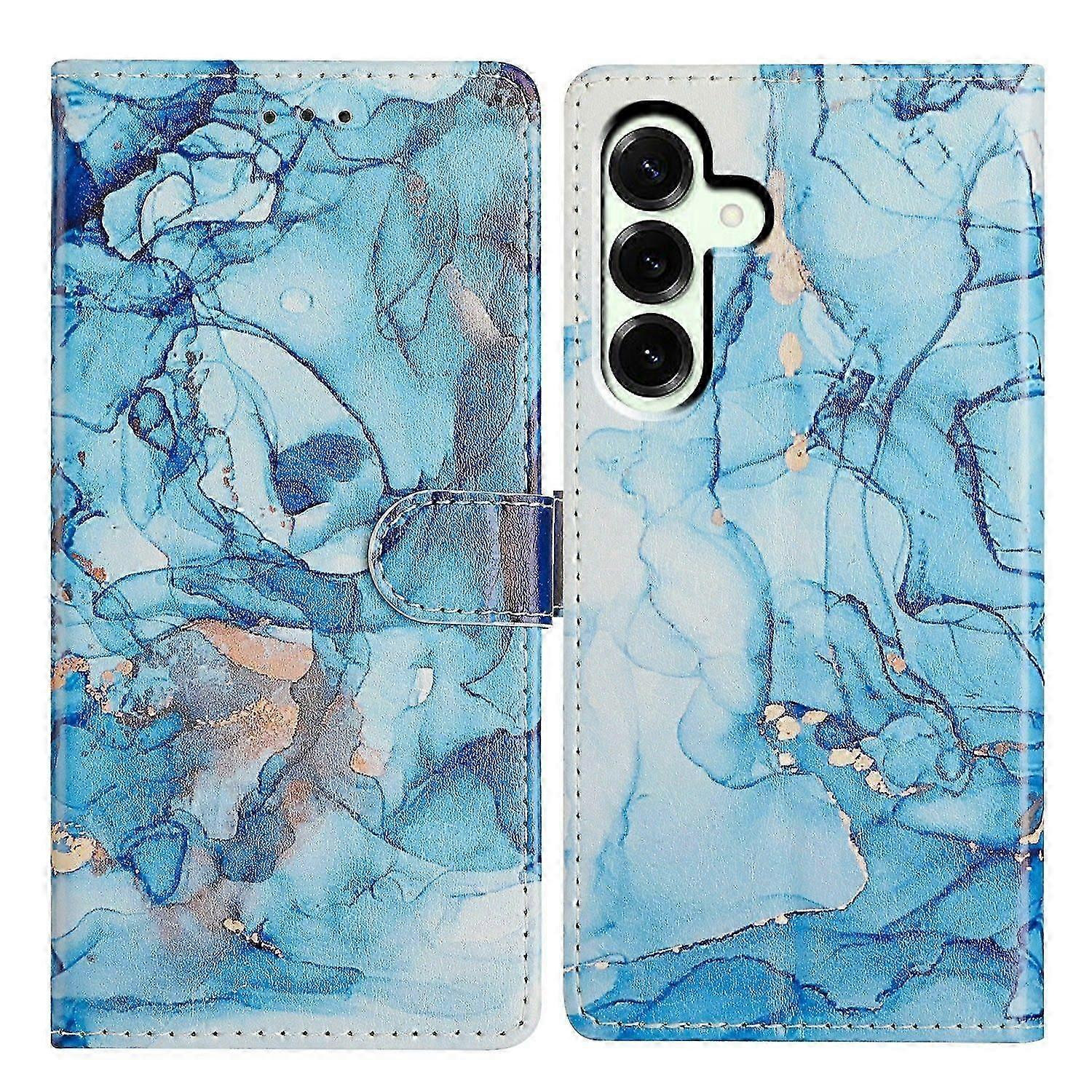 For Samsung Galaxy A17 Case Pattern Printing Wallet Stand Flip Leather Phone Cover With Strap