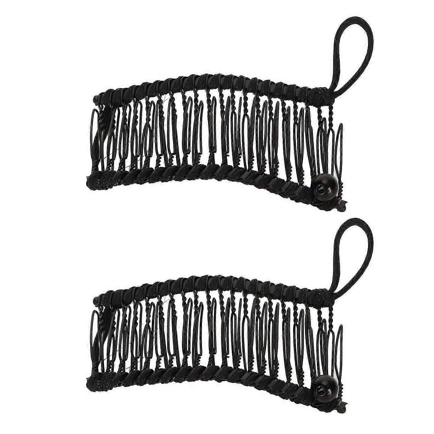 2025 أحدث طراز 2 قطع الموز الشعر مقاطع المألوف مريح بسط