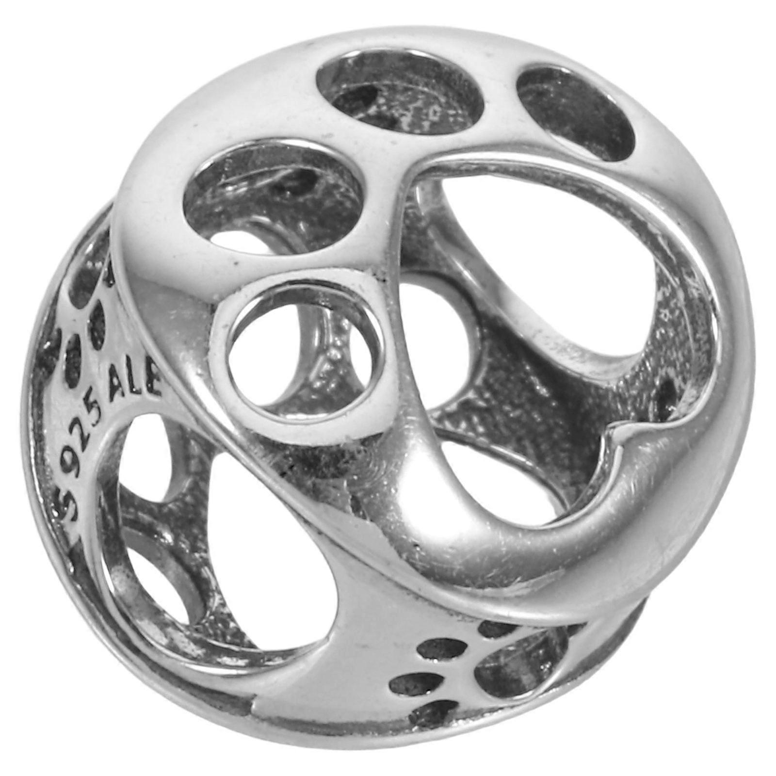 Dog Paw Print Charm Silver Pendant for Decoration 3Pcs Jewelry DIY Bracelet Beads