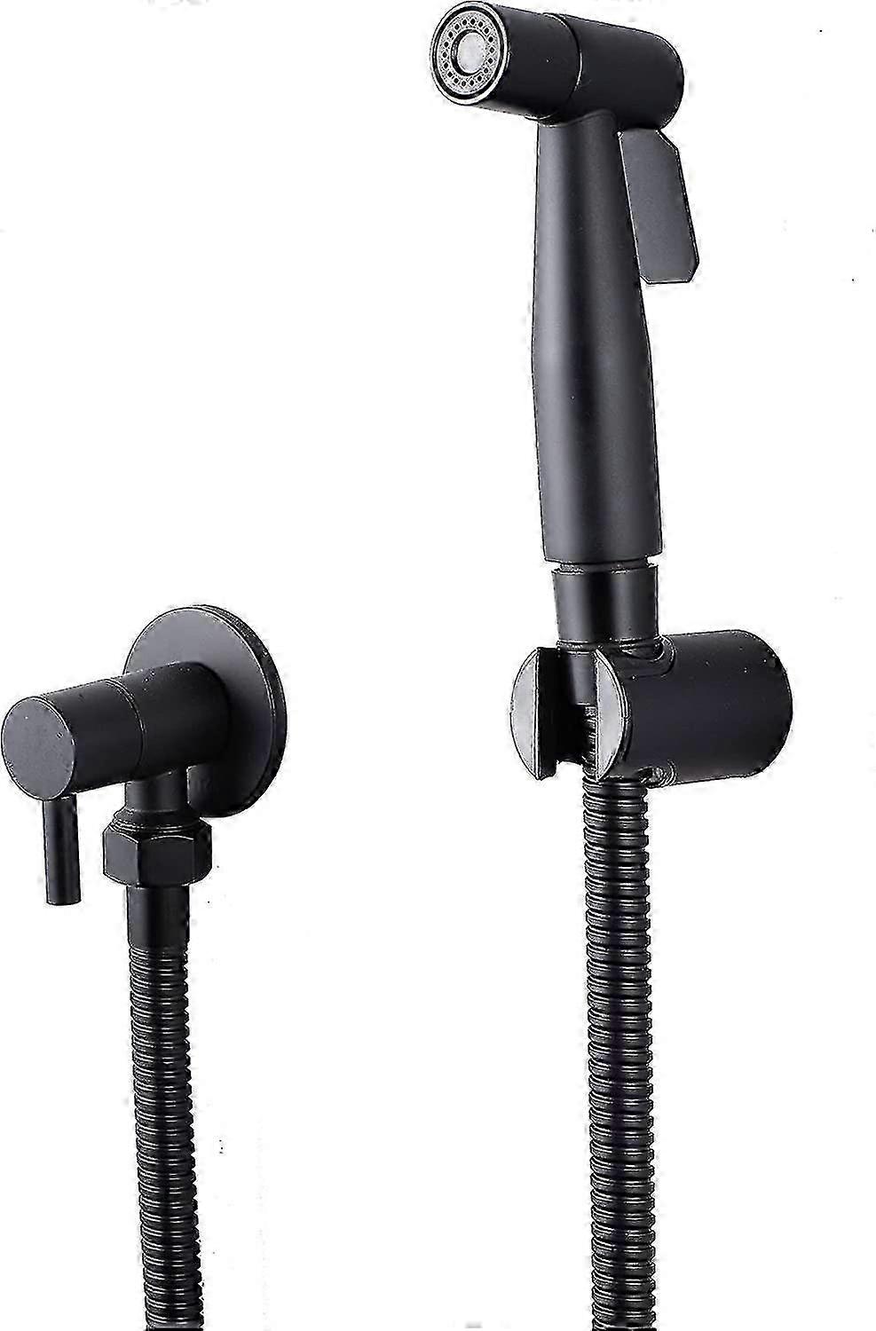 Faucet External Sprayer Black Double Lock Leak Proof Design