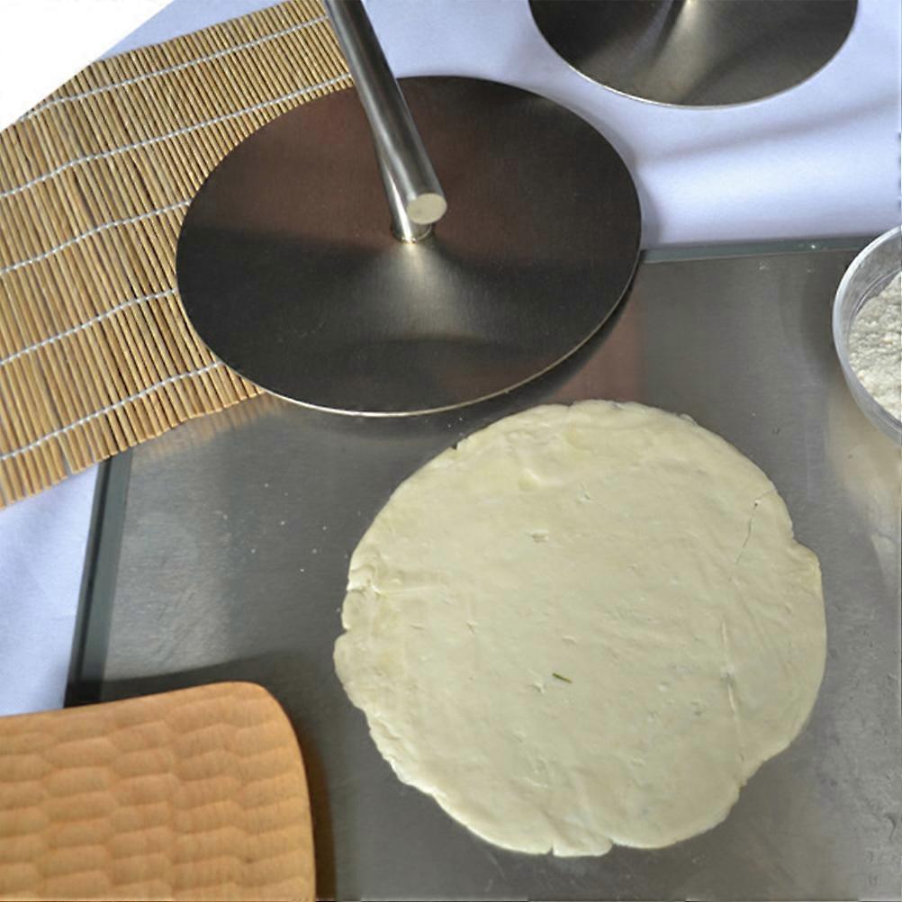 Hamburger Press Patty Maker Stainless Steel Round Home Cooking Kitchen Use Silver 304 Stainless Steel Meat Pressing 1Pack