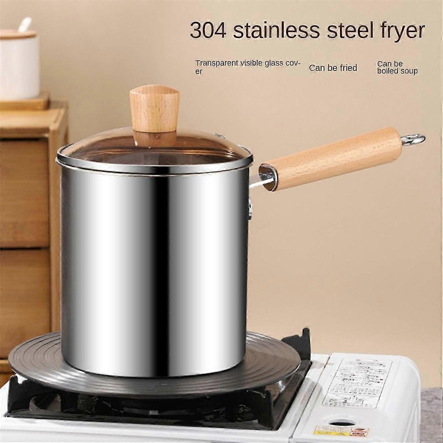 Multi-Purpose Frying Pot with Handles Milk Pot