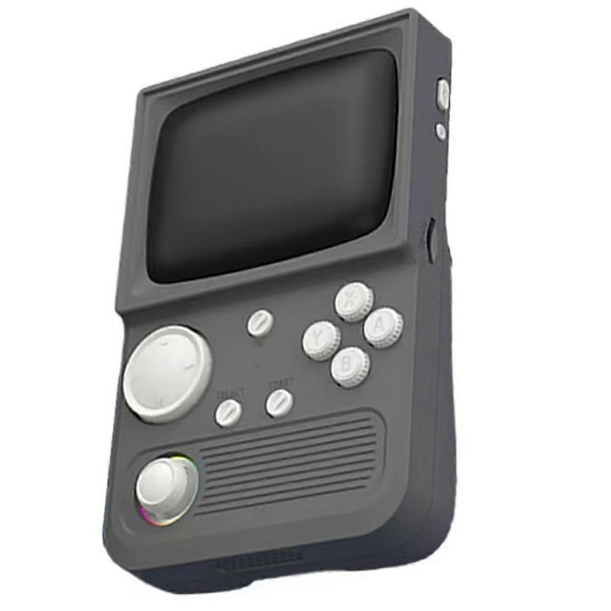 R36T Retro Handheld Game Console 18000+ Games with 3.5 Inch IPS HD Screen Portable Pocket Video Console Grey