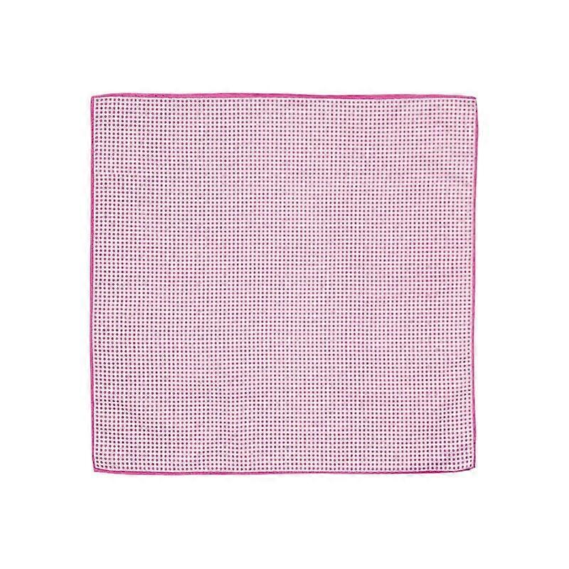 Fresh Plaid Printed Pocket Silk Square Scarf