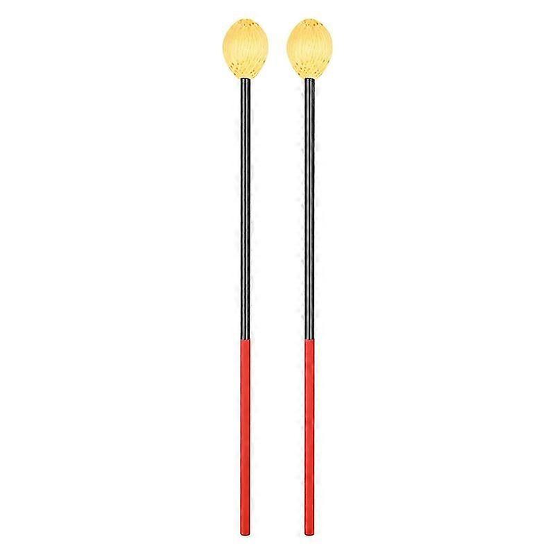 Mallets And D sticks 1 Pair Of Carbon Fiber Red Handles for Marimba Mallets Xylophone Mallets Perc