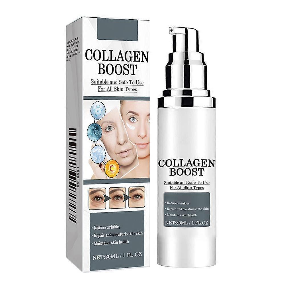 30ml Collagen Boosting Serum with Hyaluronic Acid and Vitamin C for Skin Repair and Moisturizing