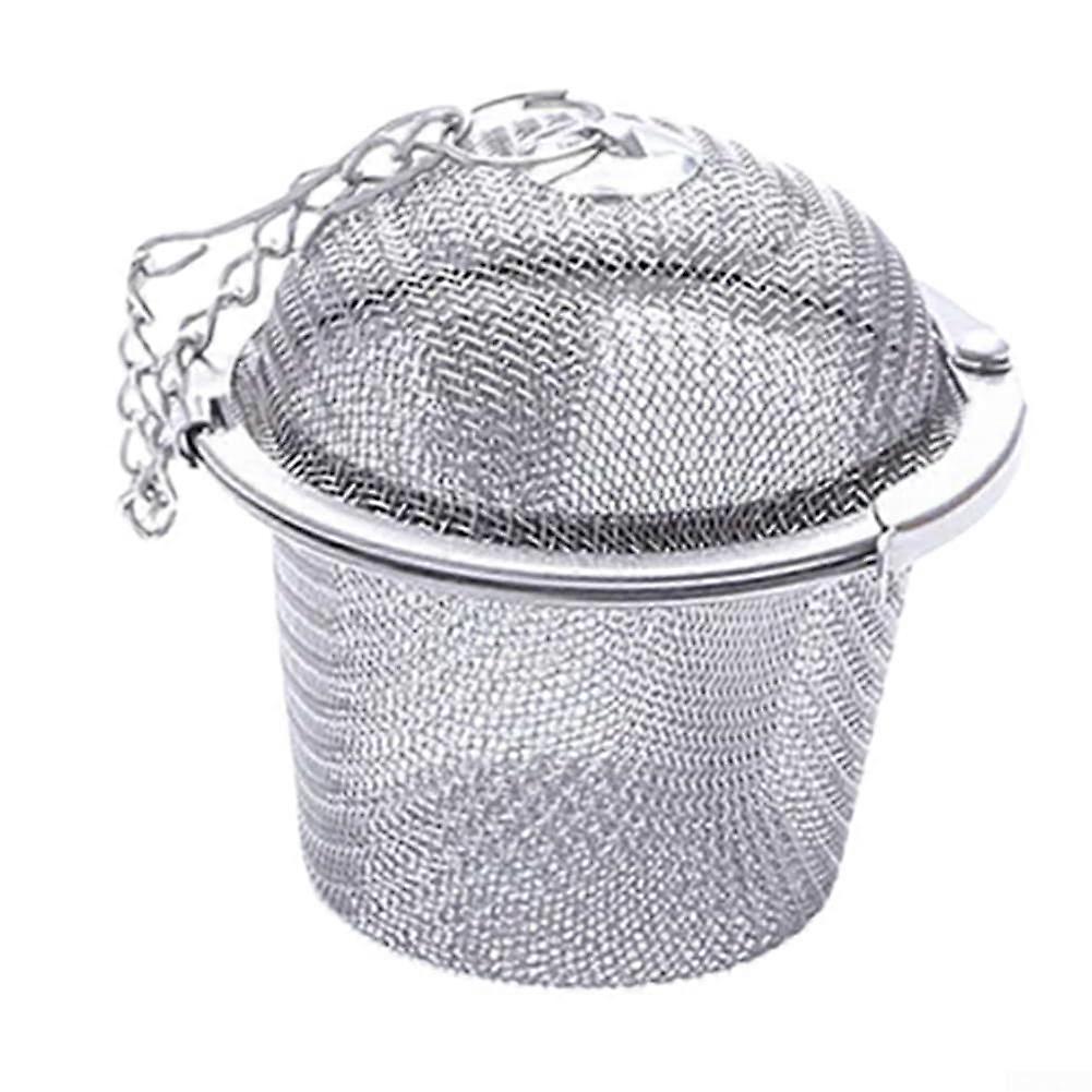 Stainless Steel Loose Leaf Tea Infuser Ball Size S 4.5 cm With Adaptable Lid And Chain, Spice Seasoning Filter Strainer