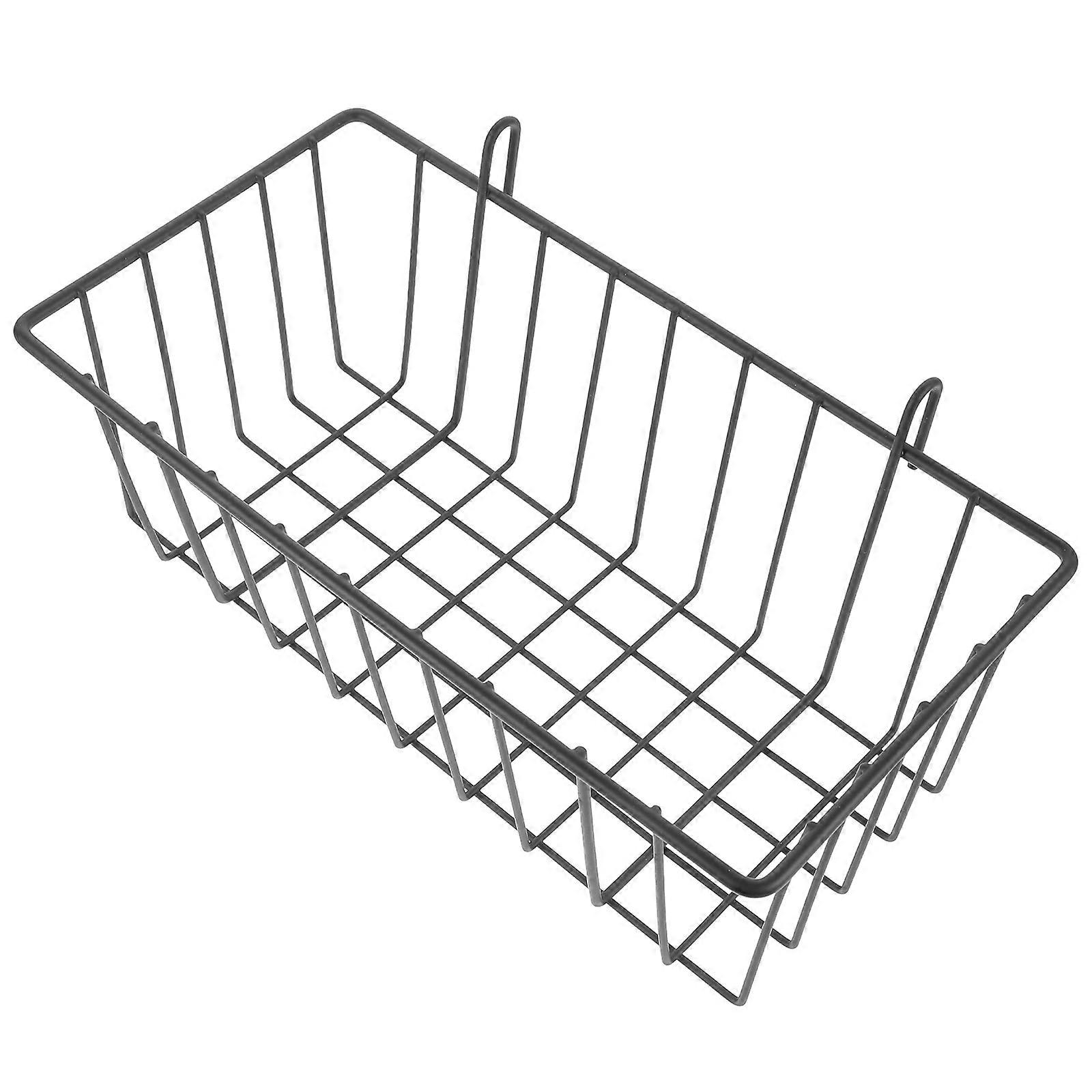 Hanging Rack Container 3Pcs For Guinea Pigs Hay Storage Ideal For Indoor Pet Use 25X13X9CM Durable Black Iron Minimizes Hay Waste