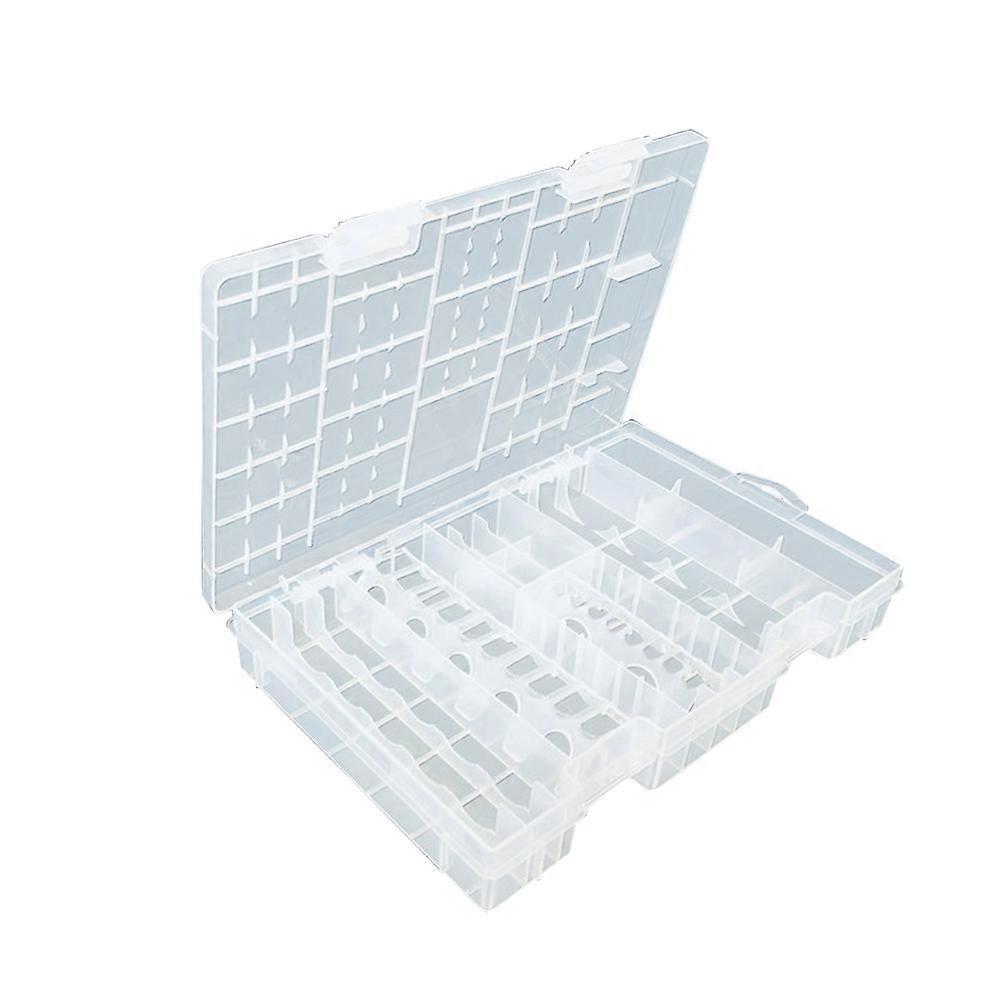 Clear Case Hard Plastic Holder for 8 Batteries