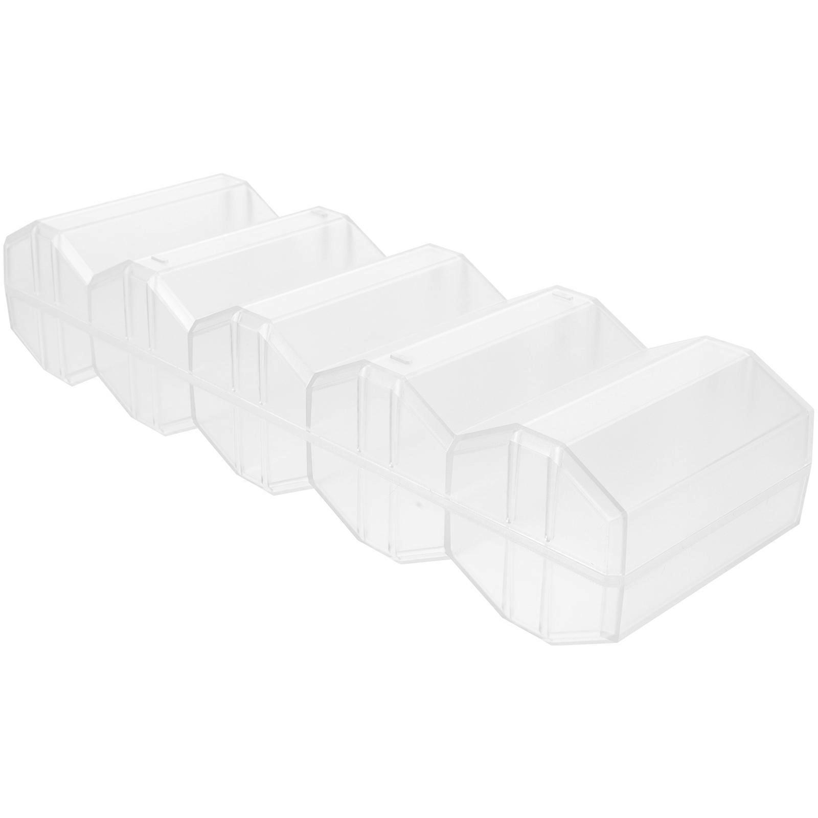 Game Chip Case Transparent Chip Storage Box Perfect For Professional Use 24X7.6X5CM Buckle Design 1Pack